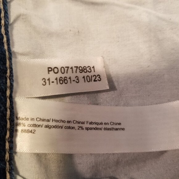 Eloquii Womens Plus Size 26 Jeans Crop Pockets Straight Leg Stretch - Picture 7 of 8